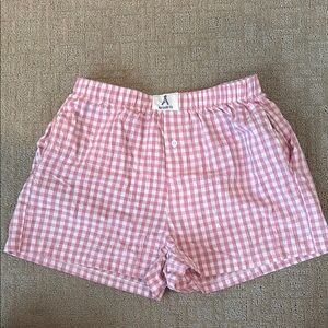 Pink Gingham Shorts